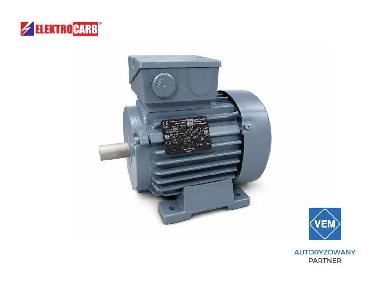 Silnik elektryczny VEM 0,37 kW 2800 obr/min K21R 71 K2 H