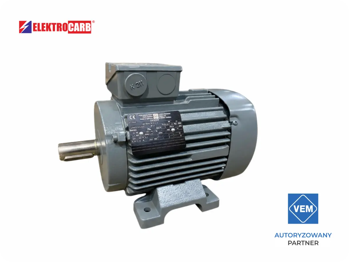 Silnik elektryczny VEM 1,5 kW 2900 obr./min IE3-W42R 90 S 2 H